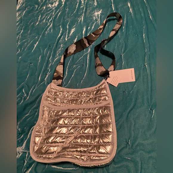 Ahdorned Bags Ahdorned Silver Crossbody Bag Poshmark